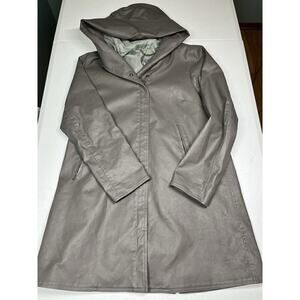 M0851 Waxed Rain Jacket Made In Canada Womens READ BELOW